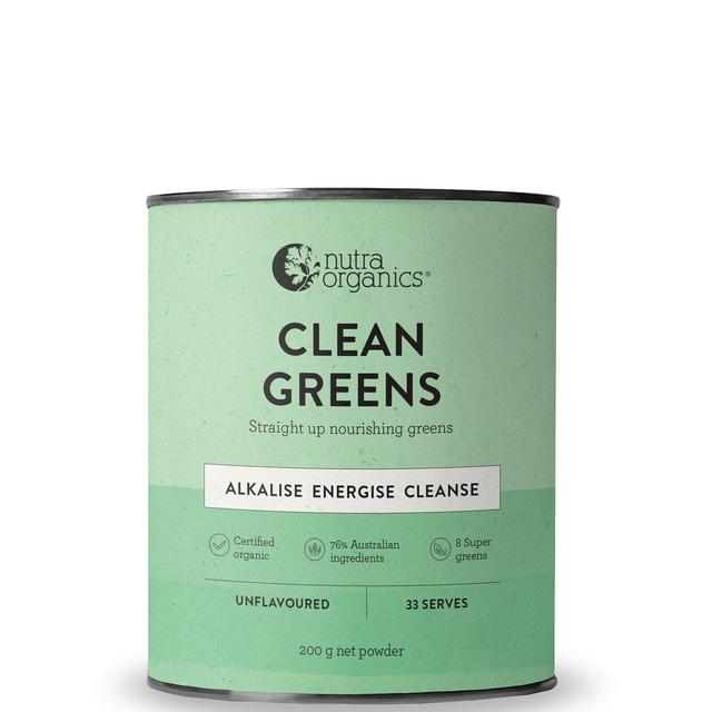 Nutra Organics Clean Greens 200g on Productcaster.