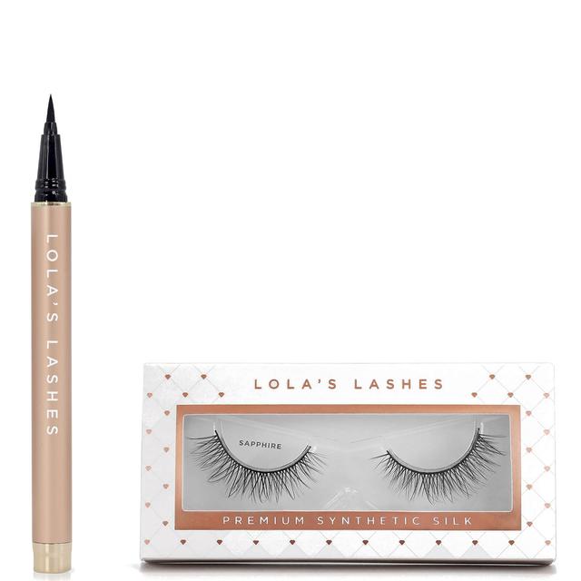 Lola's Lashes Sapphire Flick and Stick Eyelash Kit on Productcaster.