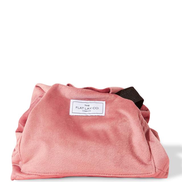 The Flat Lay Co. Drawstring Bag - Pink Velvet on Productcaster.