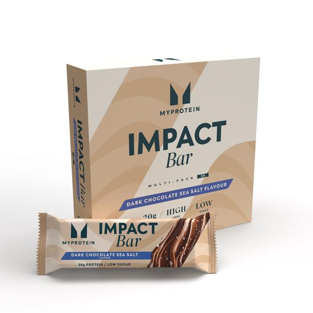 Impact Protein Bar - 6Bars - Tummasuklaa merisuola on Productcaster.