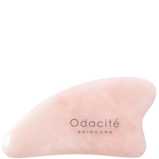 Odacité Crystal Contour Gua Sha - Rose Quartz on Productcaster.