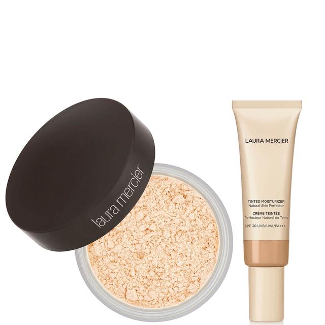 Laura Mercier Translucent Loose Setting Powder and Tinted Moisturiser Duo (Various Shades) - Fawn on Productcaster.