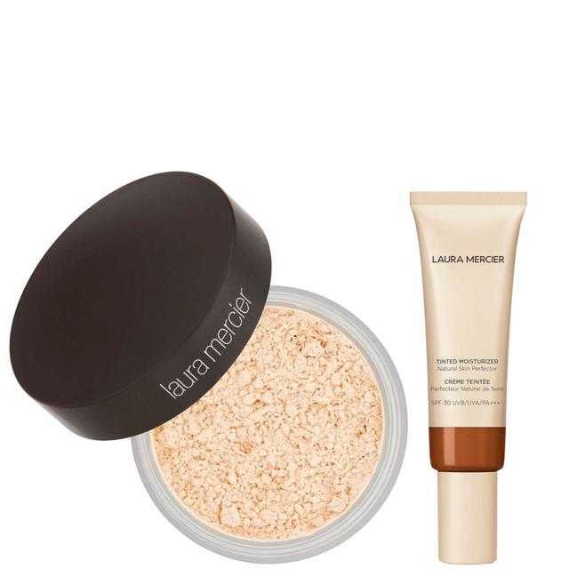 Laura Mercier Translucent Loose Setting Powder and Tinted Moisturiser Duo (Various Shades) - Nutmeg on Productcaster.