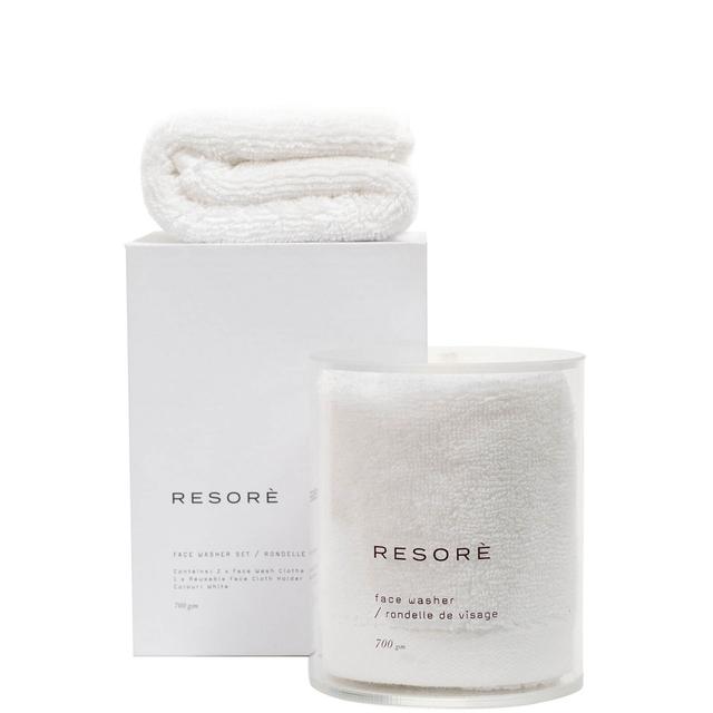 Resorè Face Washer Set of 2 - White on Productcaster.