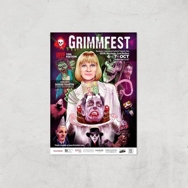 Grimmfest 10th Edition 2018 Giclée Art Print - A2 - Print Only on Productcaster.