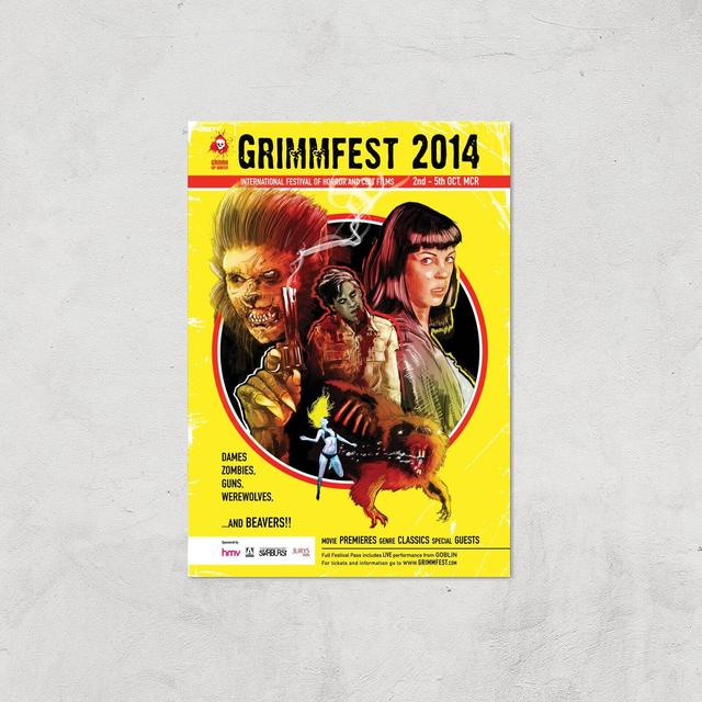 Grimmfest 2014 Giclée Art Print - A3 - Print Only on Productcaster.