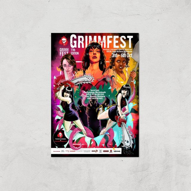 Grimmfest 11th Edition 2019 Giclée Art Print - A2 - Print Only on Productcaster.