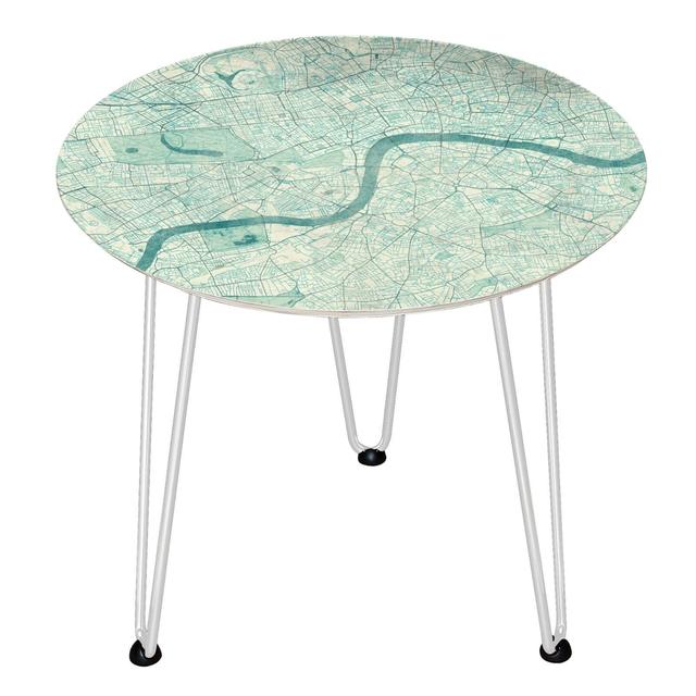 Decorsome London Wooden Side Table - Weiß on Productcaster.