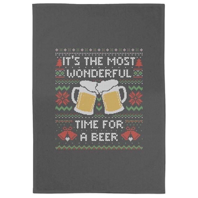 Its The Most Wonderful Time For A Beer Tea Towel on Productcaster.