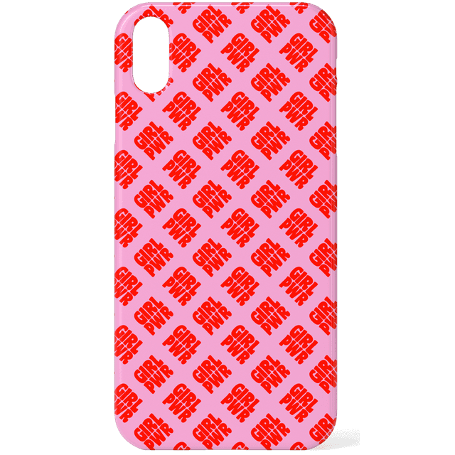 Feminist Girl Pwr Phone Case for iPhone and Android - Samsung S9 - Snap Hülle Matt on Productcaster.