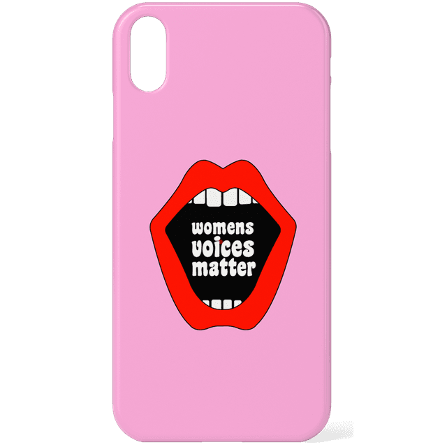 Feminist Womens Voices Matter Phone Case for iPhone and Android - Samsung S7 - Snap Hülle Matt on Productcaster.