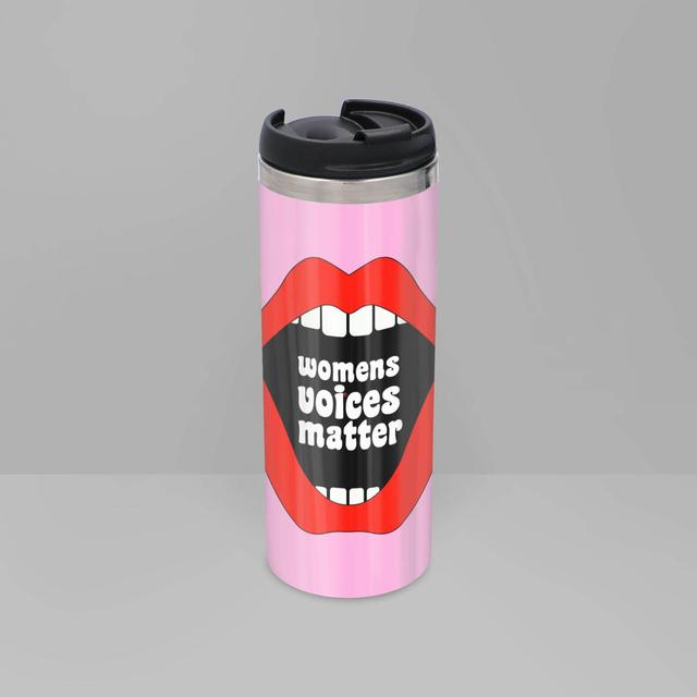 Feminist Womens Voices Matter Stainless Steel Thermo Travel Mug on Productcaster.