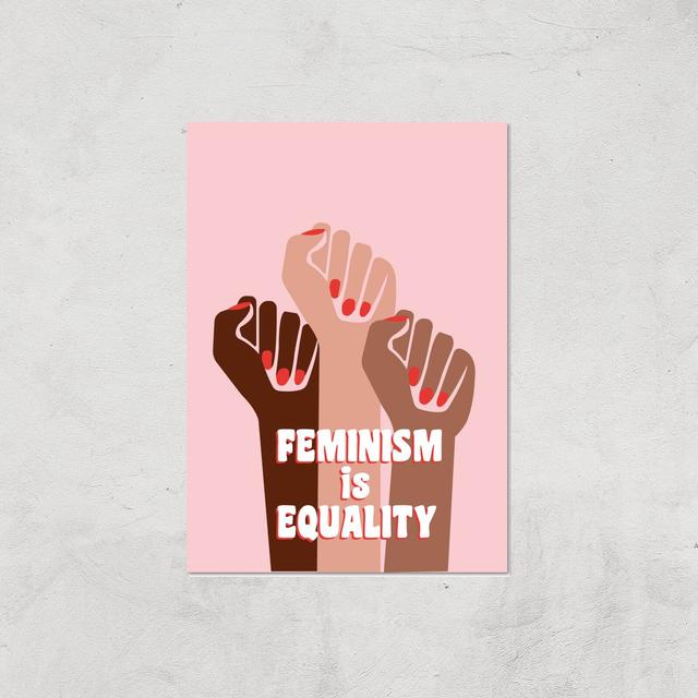 Feminist Feminism Is Equality Giclee Art Print - A2 - Print Only on Productcaster.