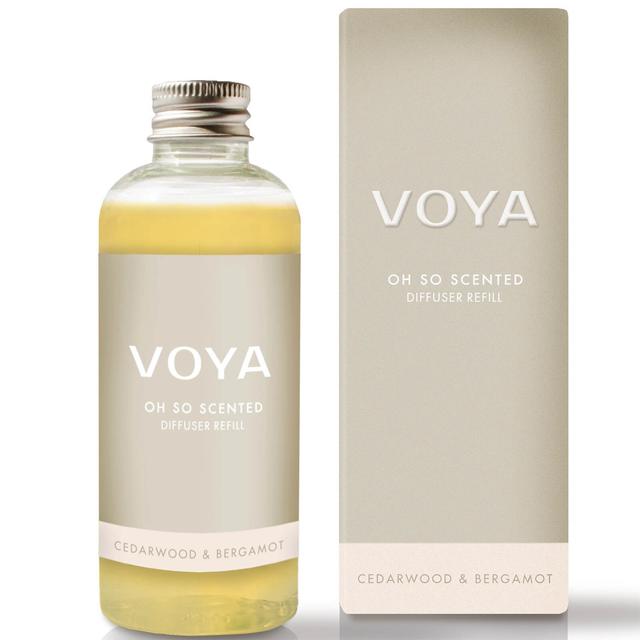 VOYA Oh So Scented Reed Diffuser Refill Cedarwood and Bergamot 100ml on Productcaster.