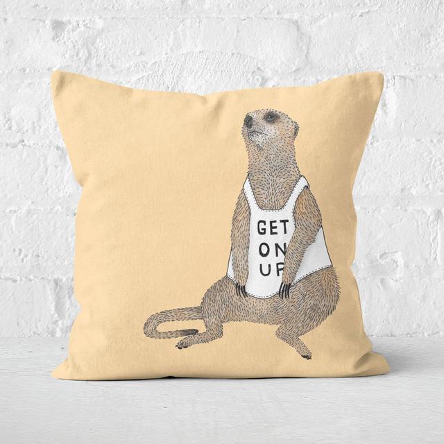 Mellow Meerkat Square Cushion - 60x60cm - Soft Touch on Productcaster.