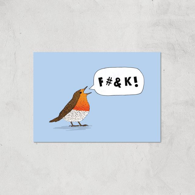 Fuck Robin Giclee Art Print - A4 - Print Only on Productcaster.