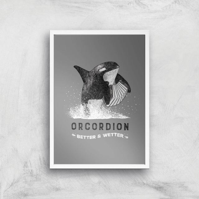 Orcordion Giclee Art Print - A3 - White Frame on Productcaster.