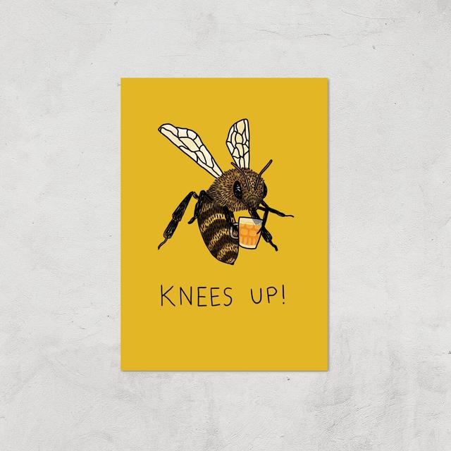 Bees Knees Up Giclee Art Print - A4 - Print Only on Productcaster.