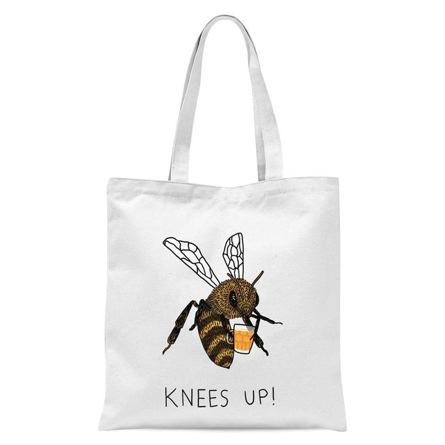 Bees Knees Up Tote Bag - White on Productcaster.