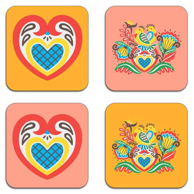 Love Birds Coaster Set on Productcaster.