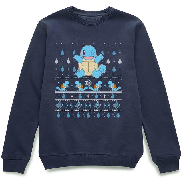 Pokémon Jingle Shells Unisex Weihnachtspullover – Navy - M - Marineblau on Productcaster.