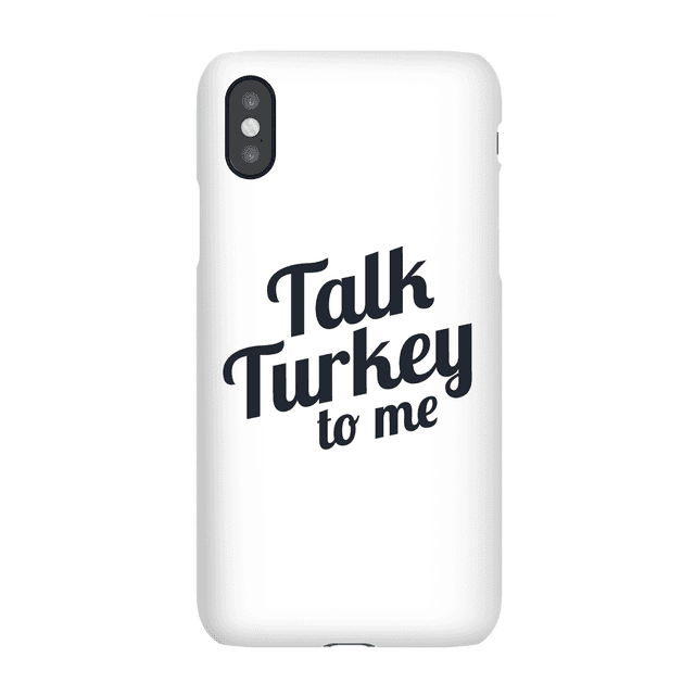 Talk Turkey To Me Phone Case for iPhone and Android - iPhone 5C - Snap Hülle Matt on Productcaster.