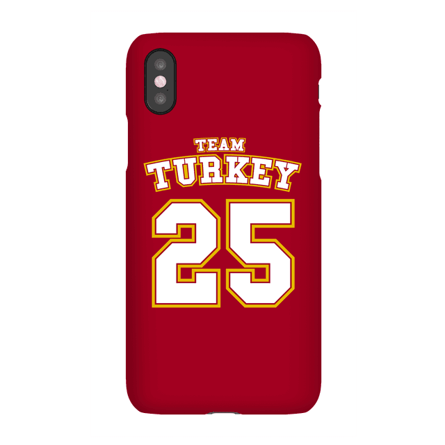 Team Turkey 25 Phone Case for iPhone and Android - iPhone XR - Snap Case - Matte on Productcaster.