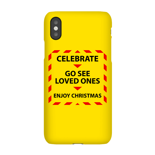 Enjoy Christmas 2021 Phone Case for iPhone and Android - Samsung S6 Edge - Snap Case - Matte on Productcaster.