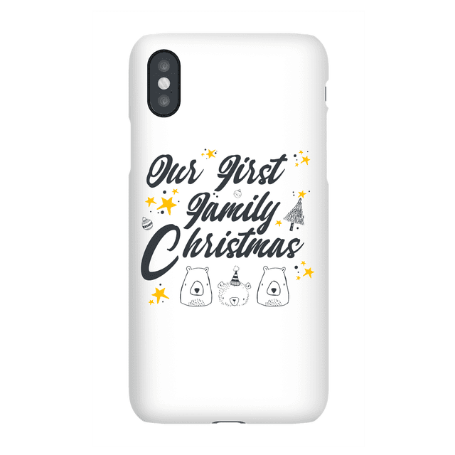 First Family Christmas Phone Case for iPhone and Android - Samsung S9 - Snap Hülle Matt on Productcaster.