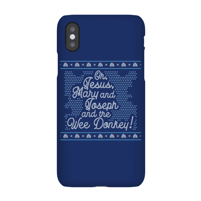 Oh Jesus, Mary And Joseph And The Wee Donkey Phone Case for iPhone and Android - Samsung S7 Edge - Snap Hülle Matt on Productcaster.