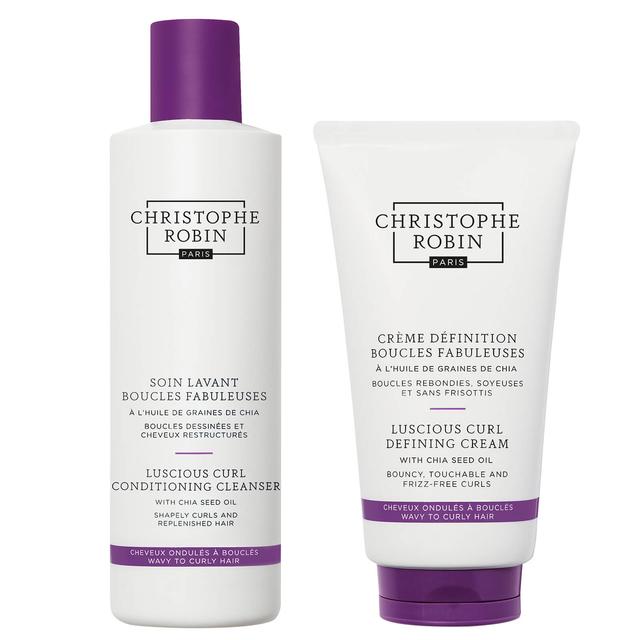 Christophe Robin Luscious Curl Regimen for Wavy to Curly Hair on Productcaster.