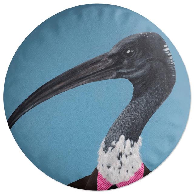 Decorsome Ibis In Suit Round Cushion on Productcaster.