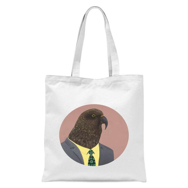 Kea In Suit Tote Bag - White on Productcaster.