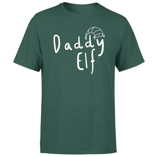 Daddy Christmas Elf Men's T-Shirt - Green - S - Grün on Productcaster.