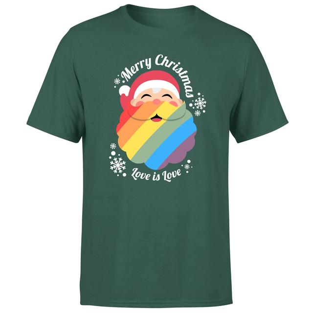 LGBTQ+ Christmas Love Men's T-Shirt - Green - XXL - Grün on Productcaster.