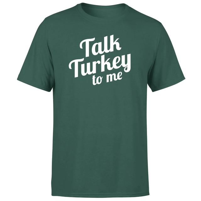 Talk Turkey To Me Men's T-Shirt - Green - M - Grün on Productcaster.