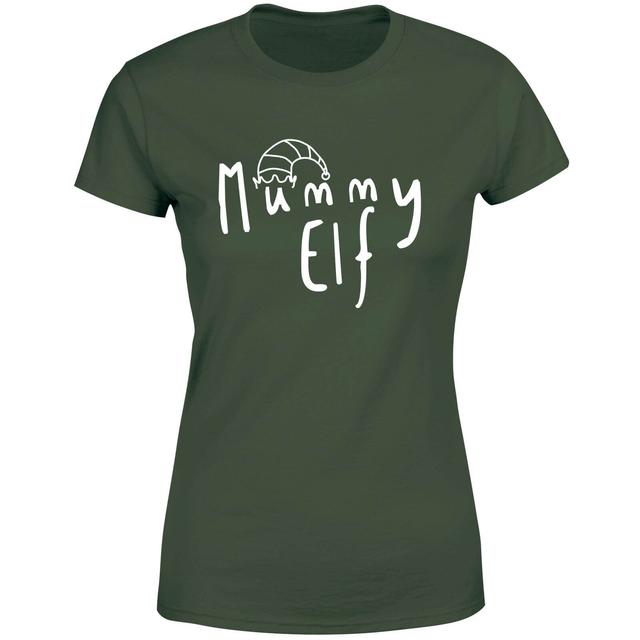 Mummy Christmas Elf Women's T-Shirt - Green - XXL - Grün on Productcaster.