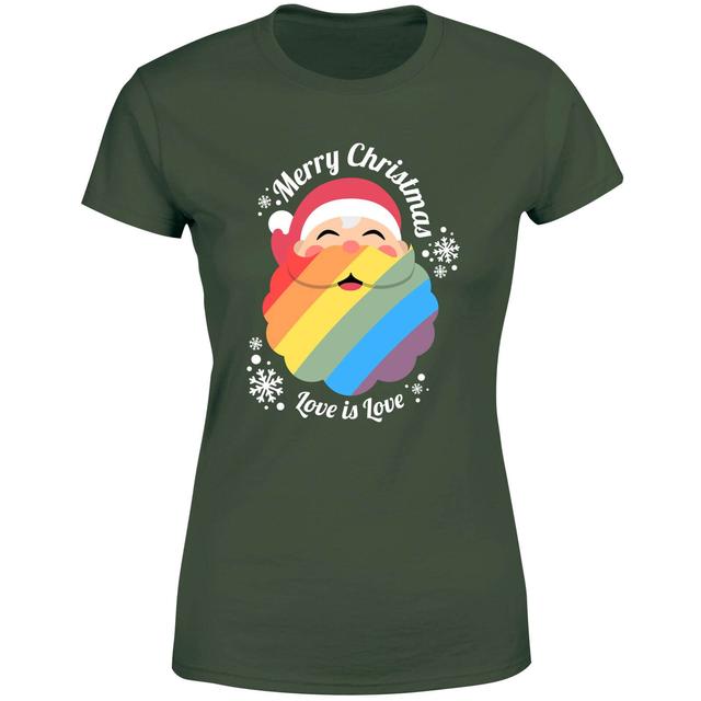 LGBTQ+ Christmas Love Women's T-Shirt - Green - XXL - Grün on Productcaster.