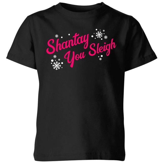 Drag Act Shantay You Sleigh Kids' T-Shirt - Black - 7-8 Jahre - Schwarz on Productcaster.