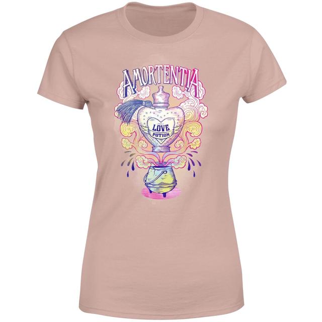 Harry Potter Amorentia Love Potion Women's T-Shirt - Dusty Pink - XXL - Dusty pink on Productcaster.