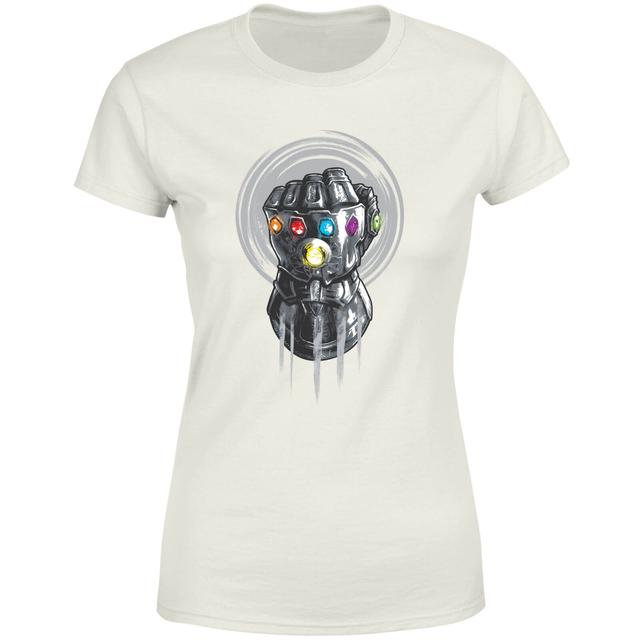 Marvel Thanos Infinite Power Fist Women's T-Shirt - Cream - XXL - Cream on Productcaster.