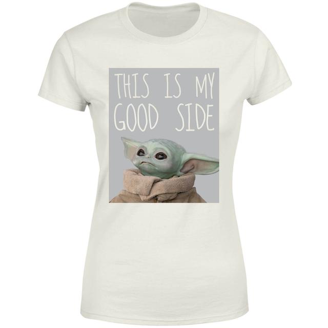 Star Wars The Mandalorian The Child Good Side Women's T-Shirt - Cream - M - Cream on Productcaster.