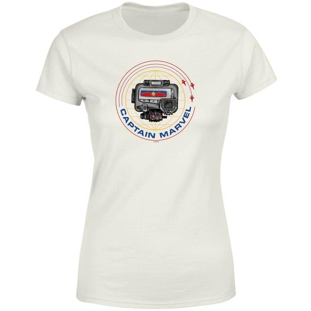 Captain Marvel Pager Women's T-Shirt - Cream - XL - Cream on Productcaster.