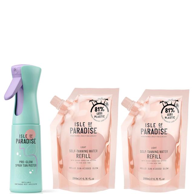 Isle of Paradise Pro Glow Spray Tan Mister Starter Pack - Light (Worth £40.85) on Productcaster.