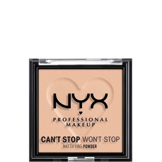 NYX Professional Makeup Can't Stop Won't Stop Mattifying Lightweight Powder 7g (Various Shades) - Light on Productcaster.