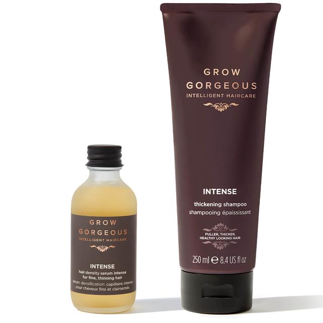 Grow Gorgeous Caffeine Queen Hair Density Serum Intense + Intense Thickening Shampoo Duo on Productcaster.