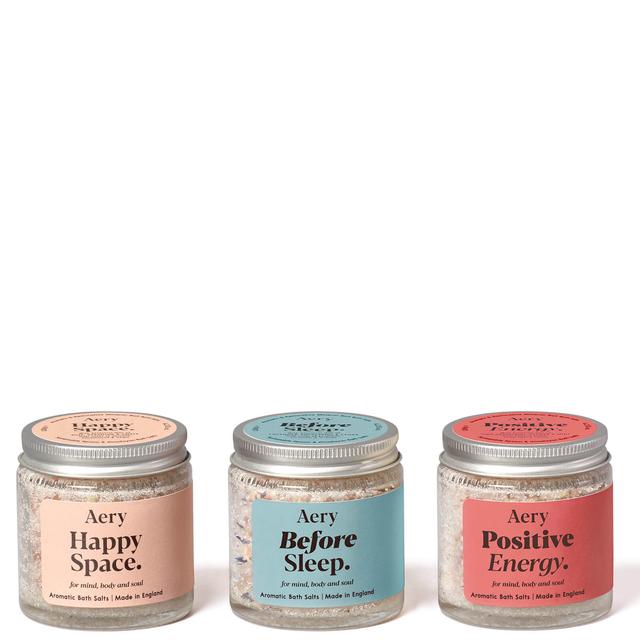 AERY Aromatherapy Positive Energy Bath Salts Set Pink on Productcaster.