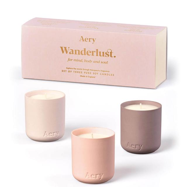 AERY Fernweh Wanderlust Candle Gift Set Pink on Productcaster.