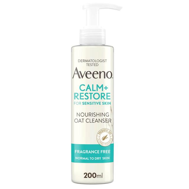 Aveeno Face Calm and Restore Nourishing Oat Cleanser 200ml on Productcaster.