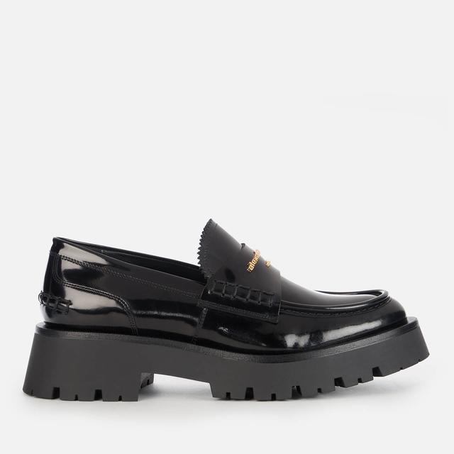 Alexander Wang Women's Carter Leather Loafers - Black - UK 8 on Productcaster.